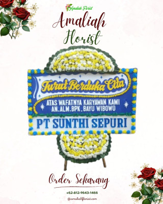 Papan Bunga Duka di Lengkongsari