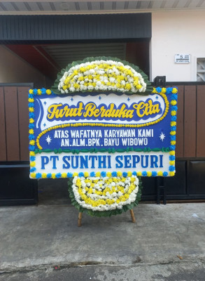 Papan Bunga Duka di Lengkongsari