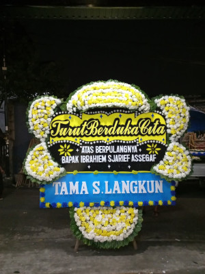 Papan Bunga Duka di Lengkongsari