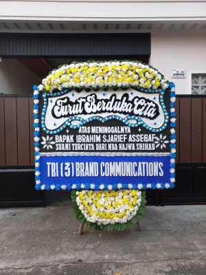 Papan Bunga Duka di Lengkongsari